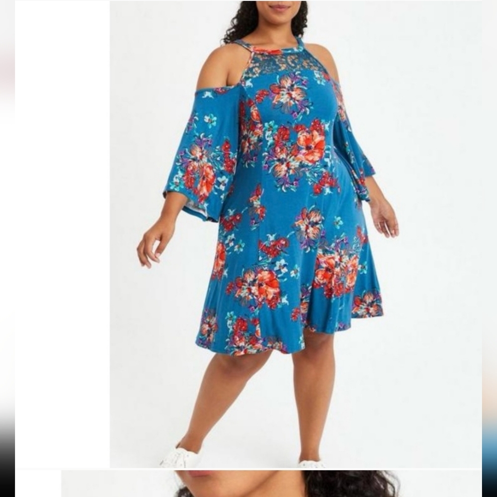 Cold shoulder torrid dress